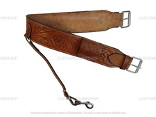 Western Cinch Roping Saddle Horse Pleasure Tooled Leather Girth 36" End to End
