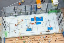 180354 Faller HO Kit of Sports hall interior equipment - NEW 2019