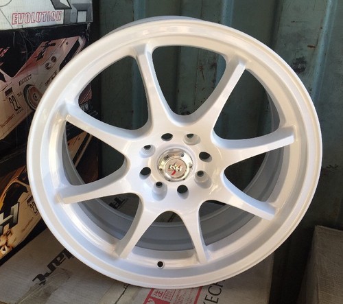 Racing Hart Cp8 18 X 7 5 Et 42 4 114 3 White Color Made In Japan One Wheel Only Ebay
