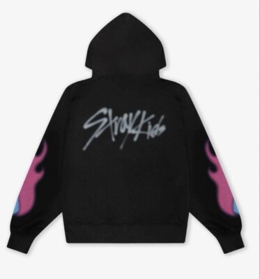 Stray Kids Bang Chan パーカー Official Stray Kids Member Produced Bang Chan Zip-up hoodie