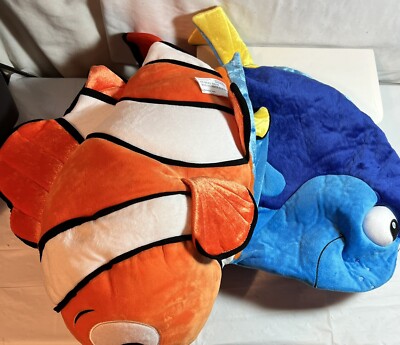 Disney Parks Flipz Finding Nemo Finding Dory Reversible Plush Toy 22 