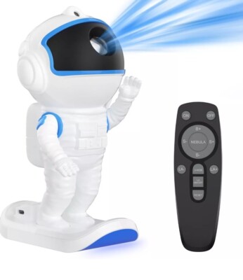 NIB Skateboard Star Projector Night Light Galaxy Projector Remote Starry Nebula