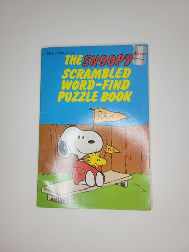 1979 Snoopy Strikes Again Maze Book & Scrambled word-find puzzle Paperback Cards - 第 16/22 張圖片