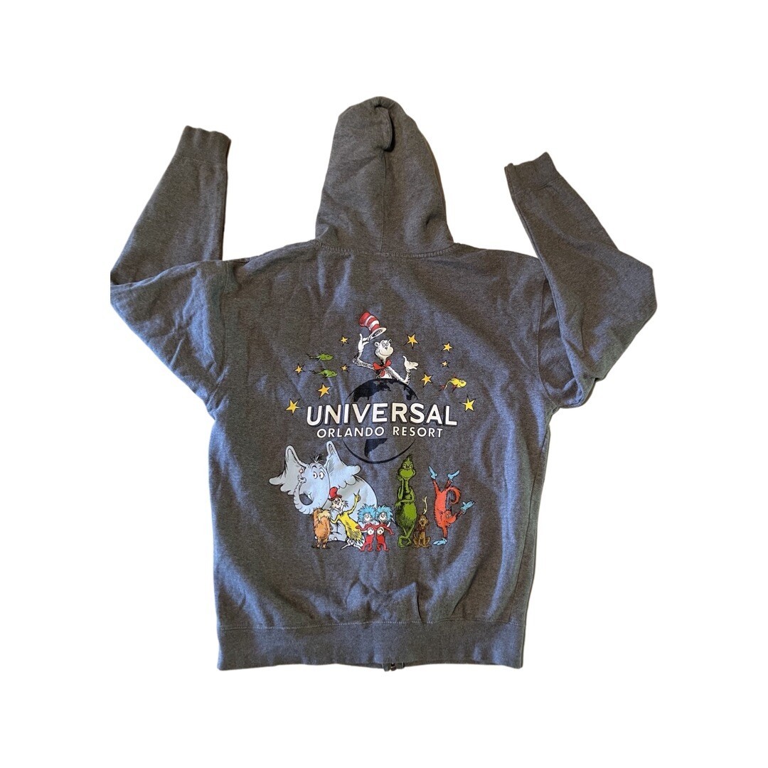Universal Studios Dr Suess Large men full zip gra… - image 3