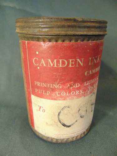 Vintage glass jars Copper Nails Brass Screws Camden Ink & Color Co. Advertising - 第 7/9 張圖片