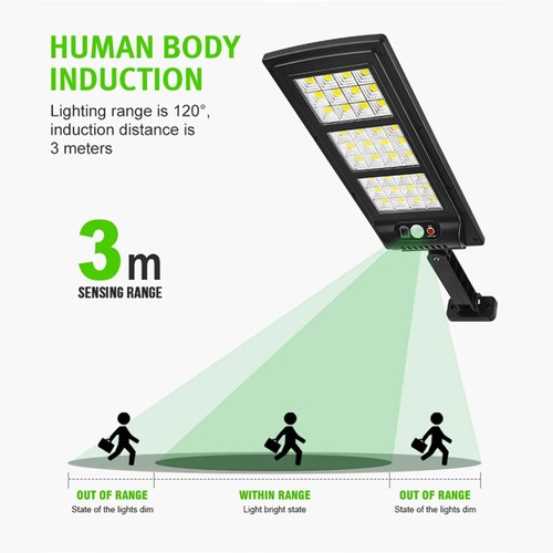 Commercial 99000000LM Solar Wall Lamp Dusk To Dawn Outdoor Road Street Light - Picture 25 of 45