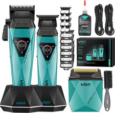 877S3 Hair Clippers for Men, Professional Hair Cutting Kit with LED Display Ch