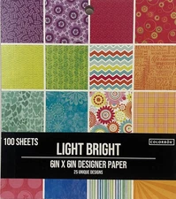 6" x 6" Gently Used Scrapbook Paper Pads by Basic Grey, Bo Bunny & Colorbok