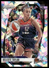 Celeste Taylor Rookie RC 2024 Panini Prizm WNBA #48 Ice Prizms Phoenix Mercury