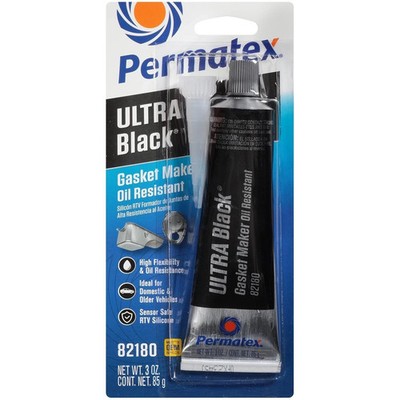 Permatex  Ultra Black  Maximum Oil Resistance RTV Silicone Gasket Maker 3 oz