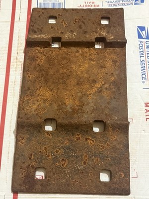 Railroad Track Tie Plate 14.75''x8'' With 6'' Rail Base Heavy 18 lbs Carbon Steel