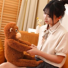 Punch Friend Orangutan Monkey Plush 66cm Brown Soft Toy