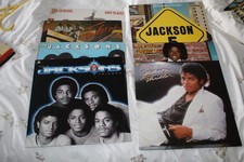 MICHAEL JACKSON, THE JACKSONS & JACKSON 5 COLLECTION OF VINYL LPs See listing