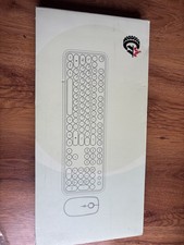 Wireless Gaming Keyboard And Mouse Set Green Gold Colored