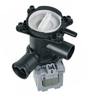 Ablaufpumpe At 10029653 Wie Bosch 00145777 Mit Pumpenkopf+Sieb F. Waschmaschine