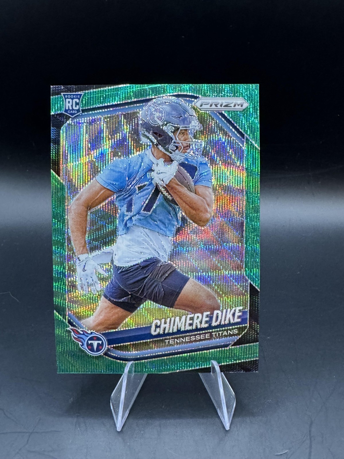 2025 Panini Prizm #396 Chimere Dike Green Wave