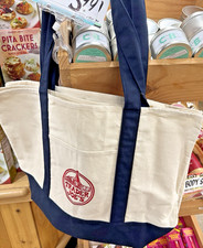 New Trader Joe  s Large Tote Bag Blue 