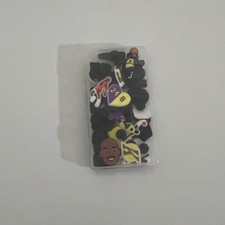 30 Croc Charms Jibbitz NBA Basketball Team Curry LeBron Kobe Jordan Lakers Bulls