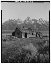 6. Front south side, from southeast, smokehouse is right 1992 - Pfeiffer