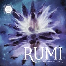 Rumi Calendar 2026 | 12" x 24" 12 Month Poetry Wall Calendar | | Excerpts fro...