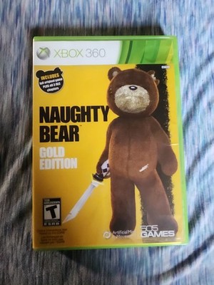 Naughty Bear - Gold Edition Microsoft Xbox 360, 2011 505 Games CIB Tested Works!