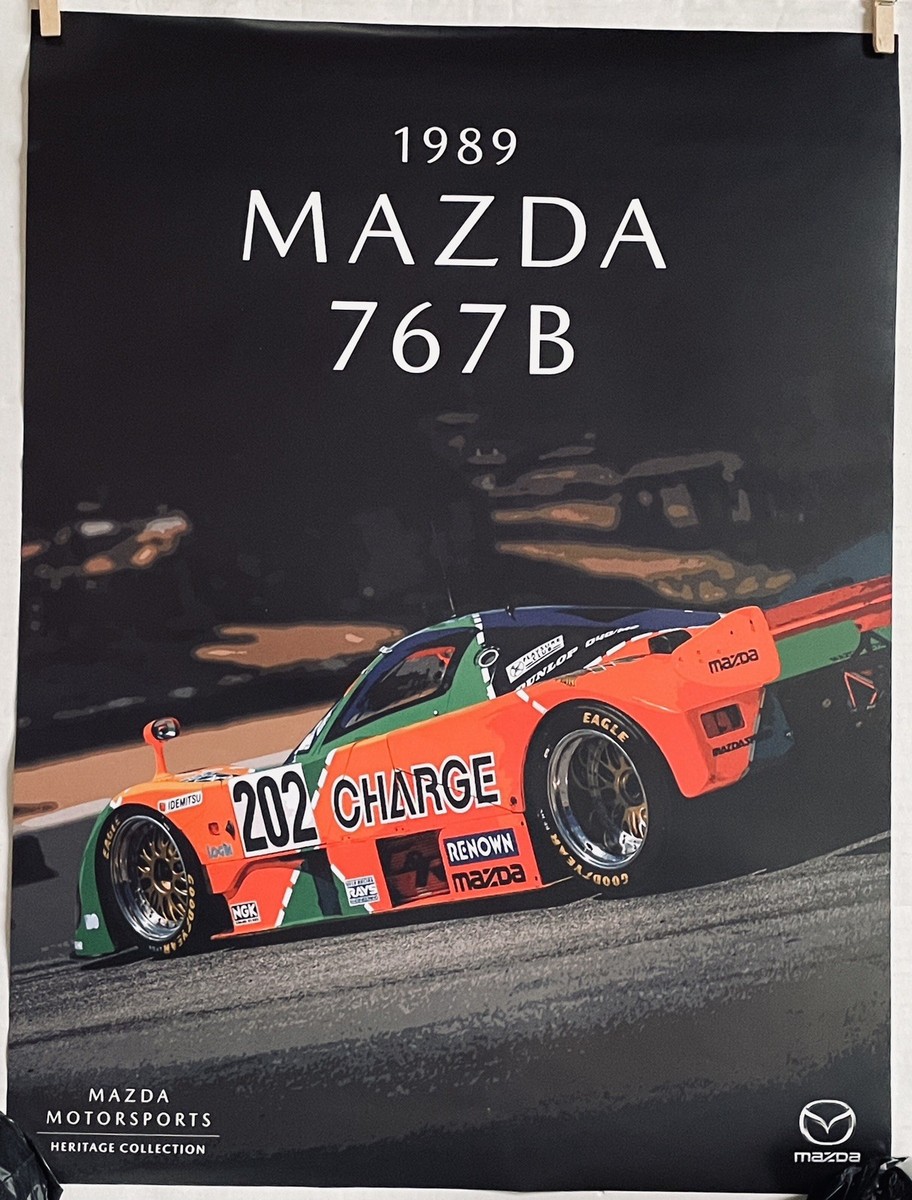 1989 Mazda 767B Poster Heritage Collection 2026 Rolex 24 Daytona