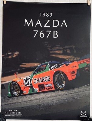 1989 Mazda 767B Poster Heritage Collection 2026 Rolex 24 Daytona Race Promo