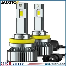 AUXITO H11 H8 LED Headlight Bulb Conversion Kit Low Beam White Bright 80000LM H