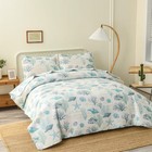 Ocean Quilt Set King Size Coastal Beach Theme Bedding Lightweight Reversible ...