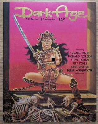 Dark Age A Collection of Fantasy Art #1 1982 Comic Bernie Wrightson Bode Erotic