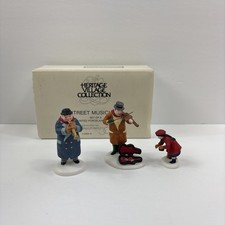 Dept 56 STREET MUSICIANS Heritage Village Set of 3 Retired 55646 1993