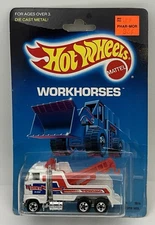 1989 Hot Wheels Workhorses Rig Wrecker #3916