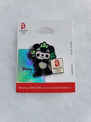 Official Chinese Team Jing Jing Lapel Pin Mascot Of 2008 Beijing Olympics Aminco