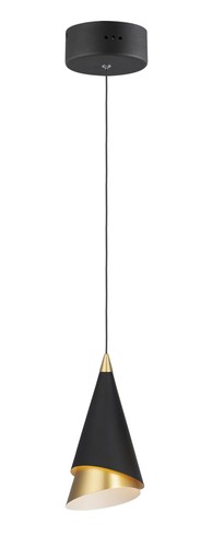 ET2 E21441 Gold/Black Mermaid 5"W Led Mini Pendant - Picture 5 of 5