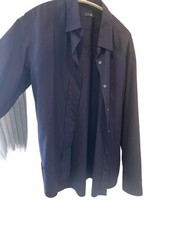 J UNIQLO Navy Long Sleeve Cotton Shirt New