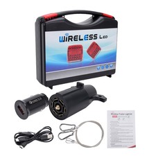 2x Wireless Magnetic Trailer Lights Rechargeable Led Tail Light Kit For Trailer
