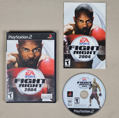 Fight Night 2004 (PlayStation 2 PS2) Black Label Complete CIB 