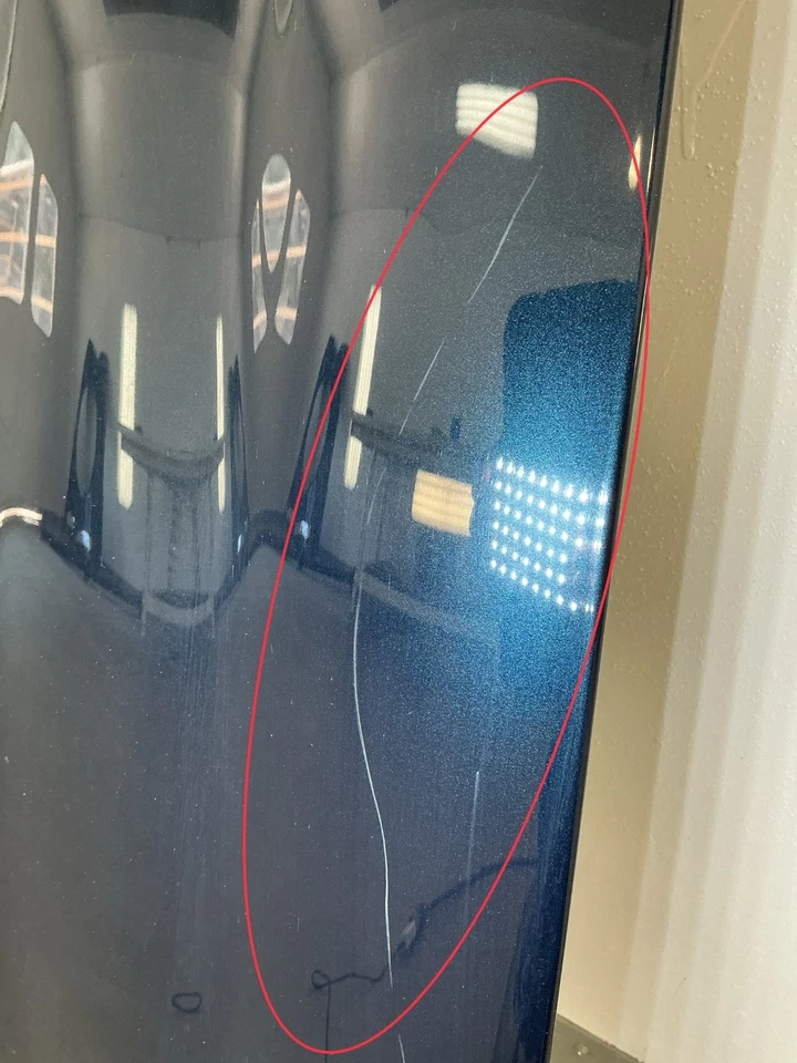 2004-2009 JAGUAR XJ VDP FRONT HOOD PANEL SHELL INDIGO BLUE (JJX) W/ LINER OEM Foto 2 de 4