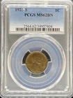 1925-S Lincoln Cent MS62BN PCGS (#PA34957404)
