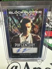 2025 Leaf Pop Century Blockbuster Summer Ewan McGregor #1/1 Autograph Auto Card
