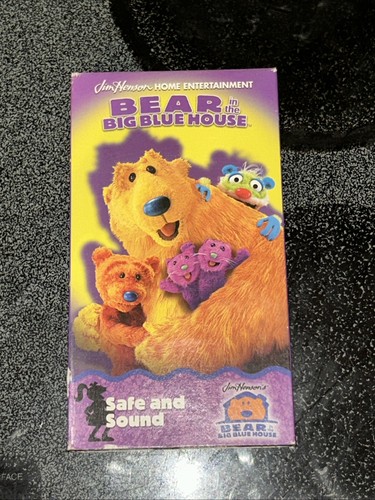 Bear in the Big Blue House Safe and Sound VHS 2001 Jim Henson Home ...