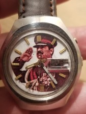 1980'S SADDAM HUSSIEN PRESIDENT WATCH SPECIAL MEMORIAL RARE