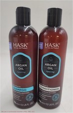 LOT OF 2 Hask Argan Oil Repairing Shampoo - C...