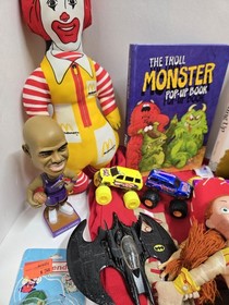 80s 90s Retro Toy,NES,Book,Monster Truck,Plush Lot. Woody,TMNT,Watchman