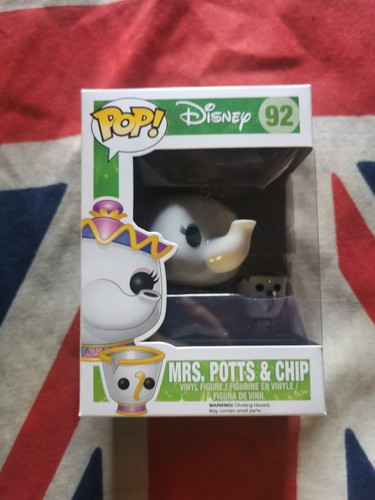 Funko Pop Disney Beauty And The Beast Mrs Potts And Chip 92 | eBay