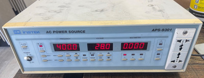 VINTAGE GW Instek APS-9301 AC Power Source (APS9301) 300VA Variable Frequency
