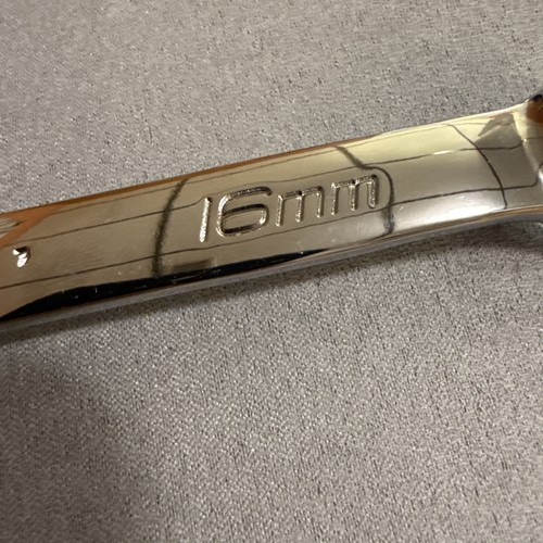 Snap-On Tools USA 16mm Metric Flank Drive Chrome Combo Wrench OEXM160B - New - Picture 10 of 11