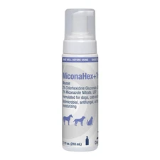 Miconahex +Triz Mousse 7.1 Ounces (210mL), Formulated for Dogs, Cats and Horses,