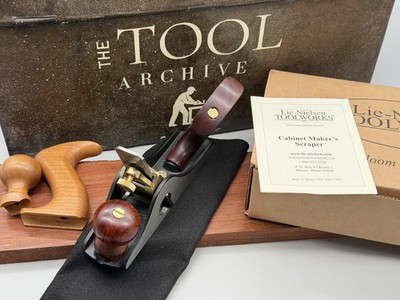 New in Box - Lie-Nielsen No. 85 - Cabinet Maker's Scraper (w/Cocobolo & Cherry)