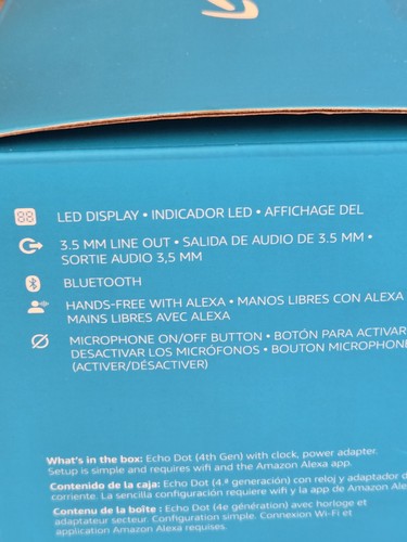 Amazon Echo Dot (4. Gen.) Smart Lautsprecher Alexa LED Display Bluetooth - Bild 3 von 21